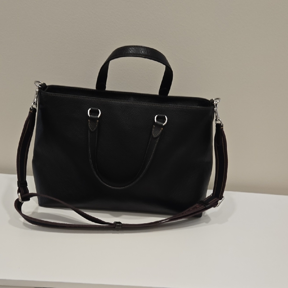 Coach Black Leather Handbag - Picture 4 of 13